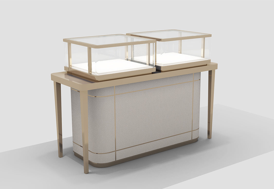 Elegant Jewelry Display Cabinet Wooden Storage Cabinet