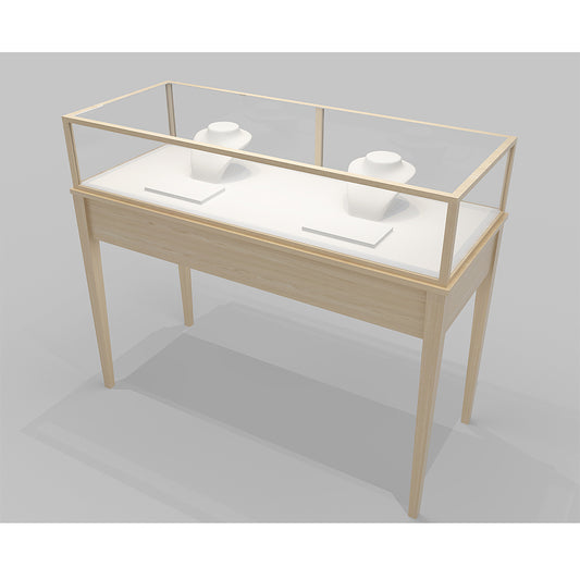 Wooden jewelry showcase jewellery shop counter design images glass jewelry display table