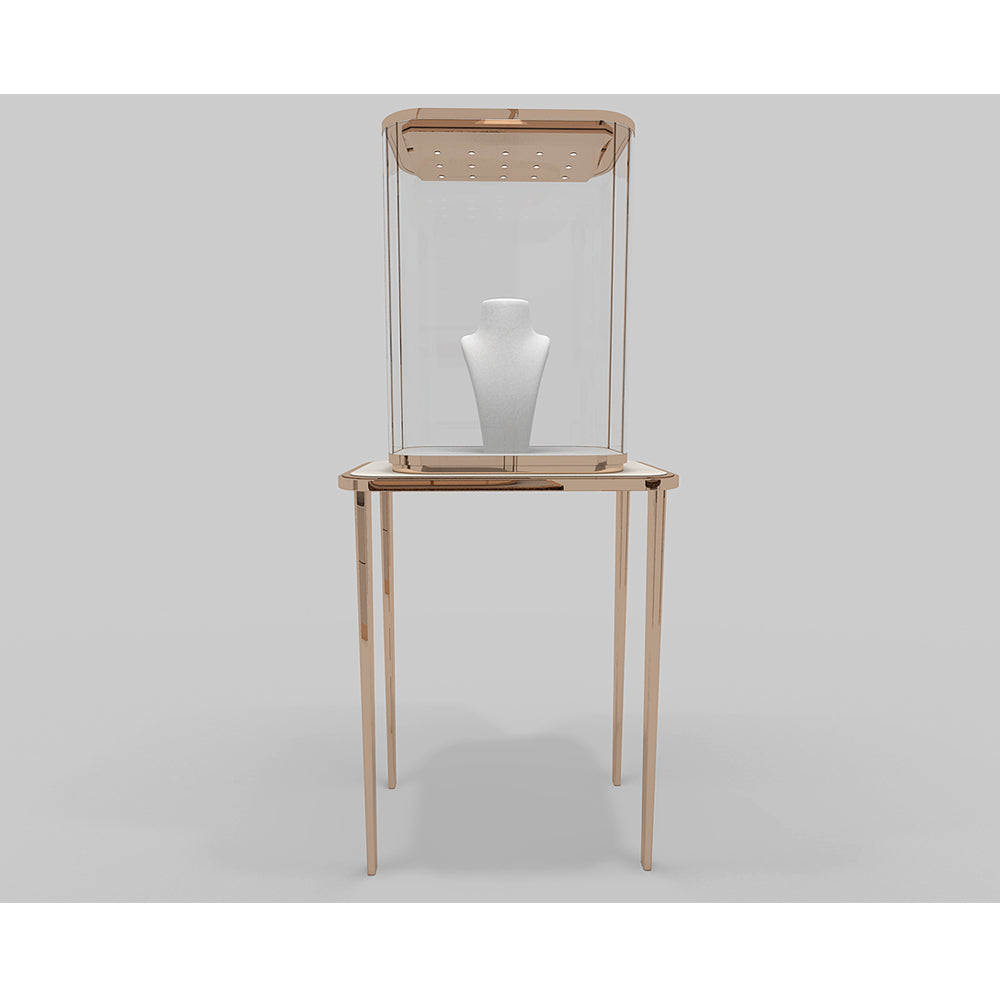 Fashion jewelry display stands jewelry high counter display cabinet