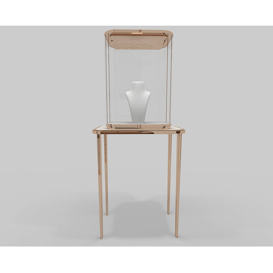 Fashion jewelry display stands jewelry high counter display cabinet
