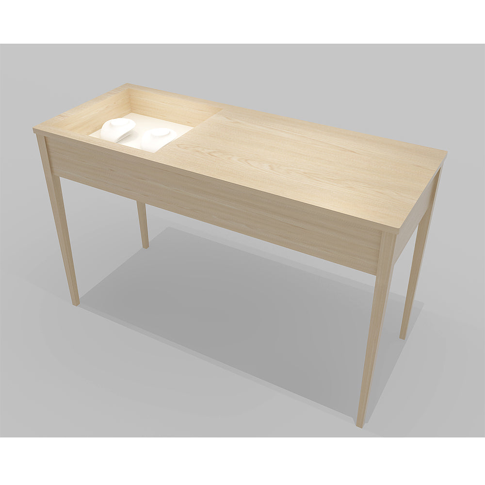 Jewelry reception counter solid wood table