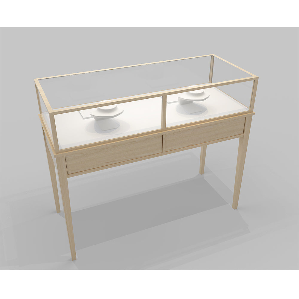 Wooden jewelry showcase jewellery shop counter design images glass jewelry display table