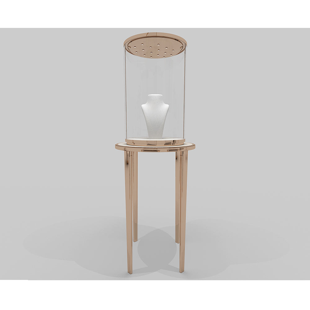 Round jewelry cabinet jewelry shop counter