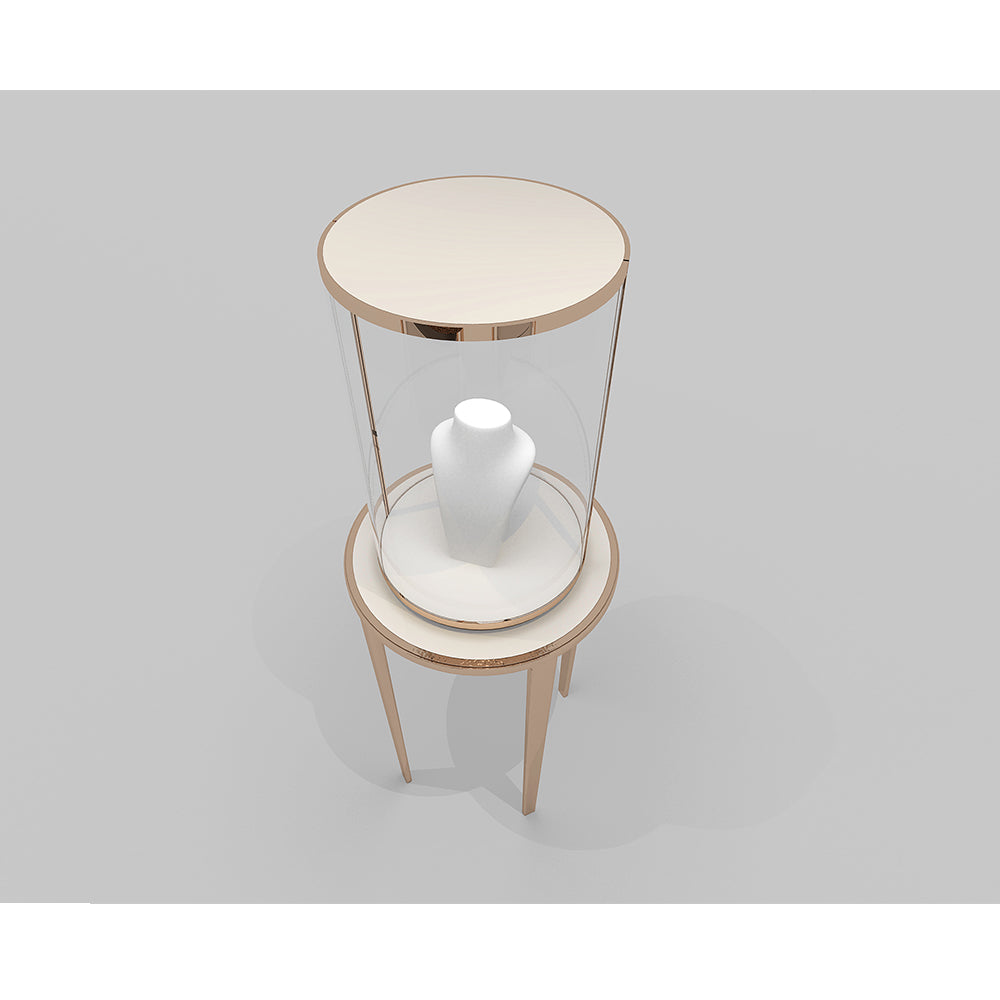 Round jewelry cabinet jewelry shop counter