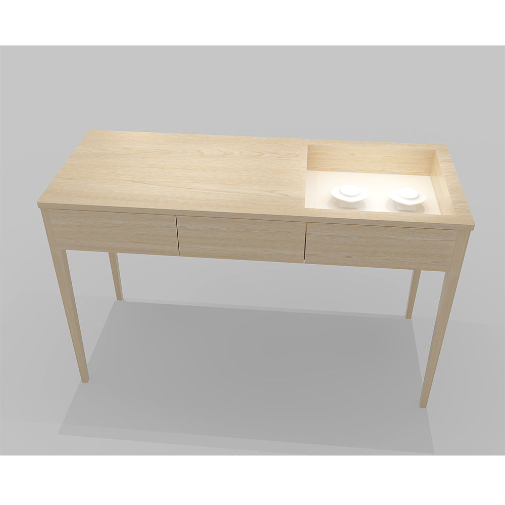Jewelry reception counter solid wood table