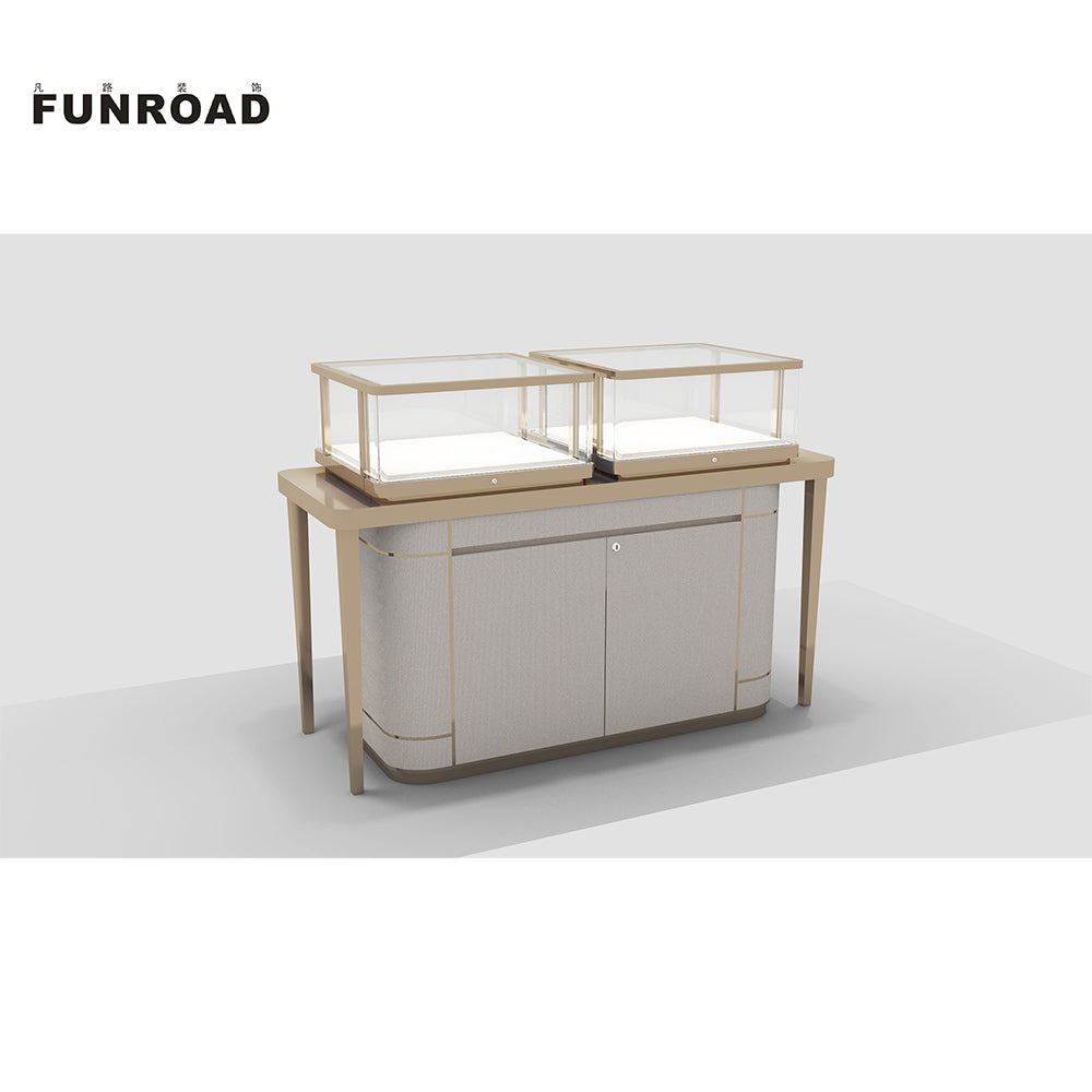 Display cabinet for jewelry  counter display rack