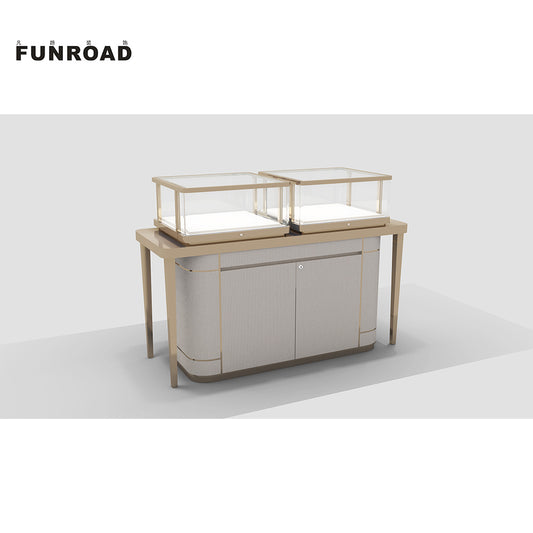 Display cabinet for jewelry  counter display rack