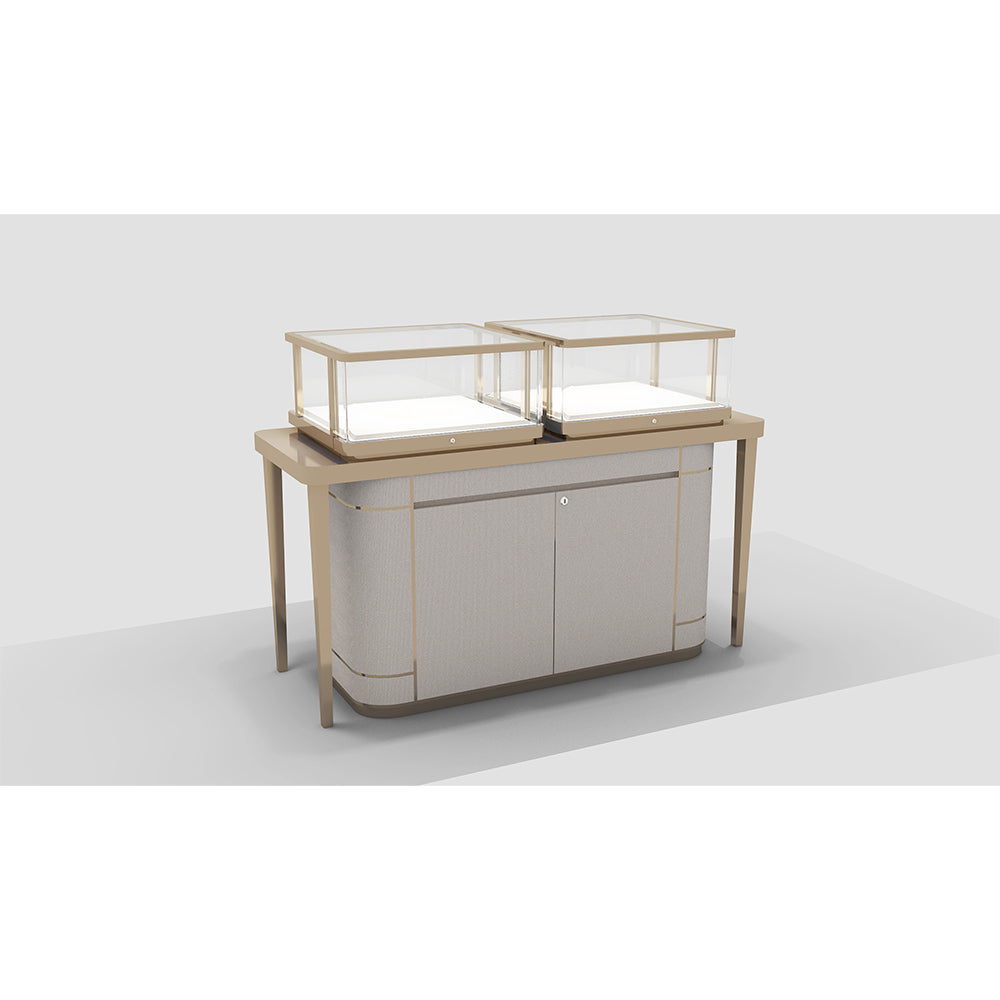Display cabinet for jewelry  counter display rack