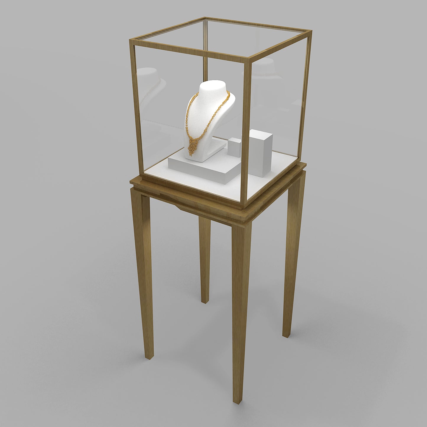 Custom jewellery furniture jewelry display cabinet for jewelry shop