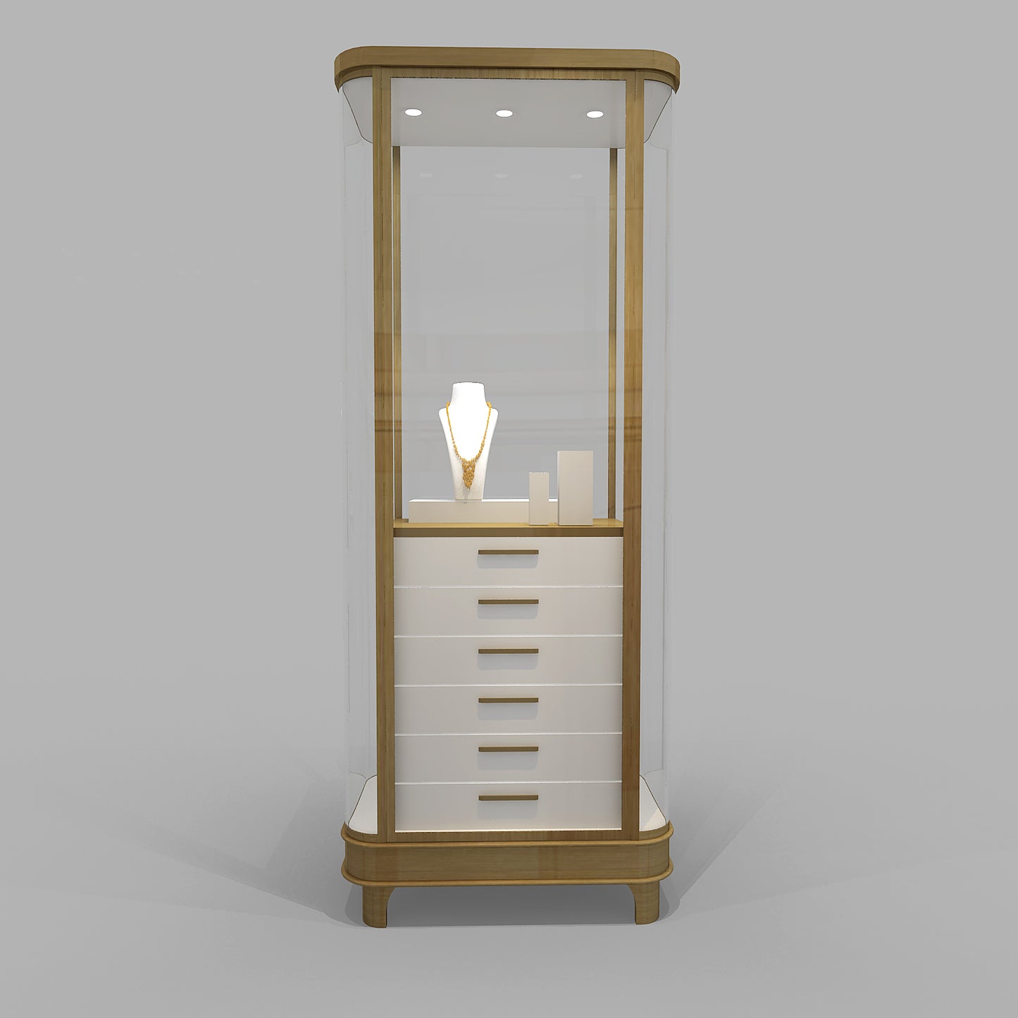 Customized Products Display Cabinet Furniture for Jewelry Shop