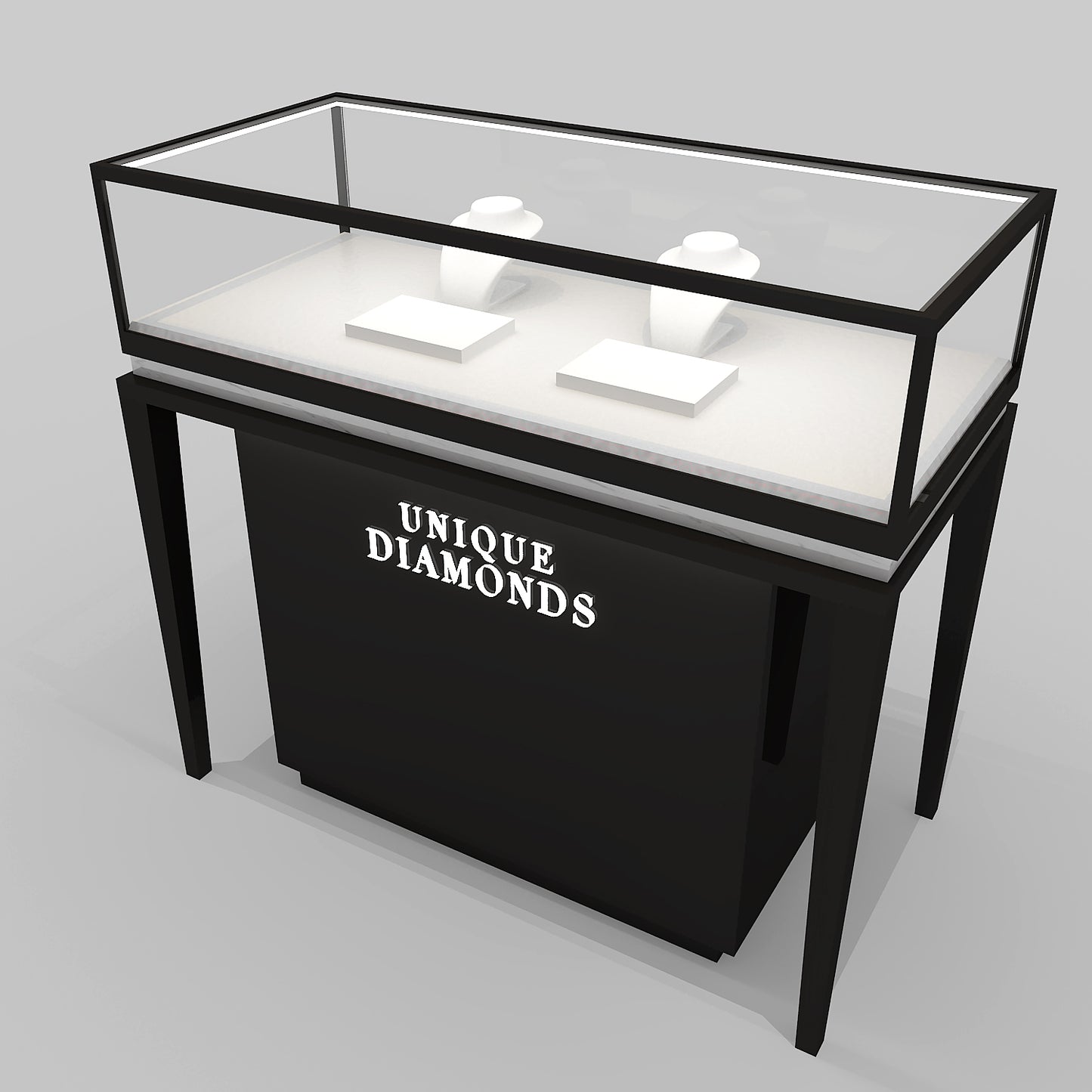 Customized Watches And Jewelry Cases Display Counter Furniture for Jewelry Shop